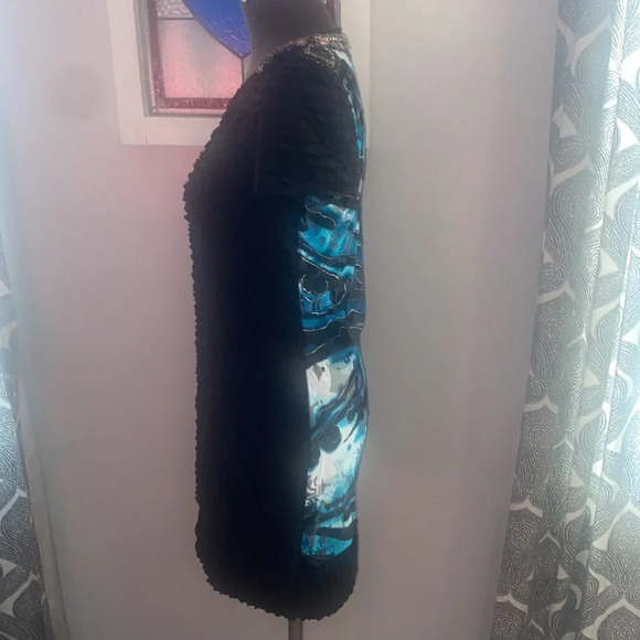 Custo Barcelona Lowxury velvet beaded mini dress - Picture 3 of 10